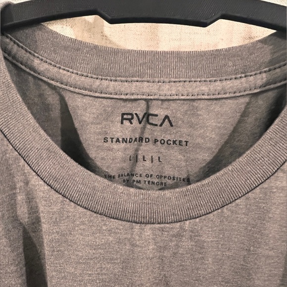 RVCA T-Shirt Large Grey - Picture 3 of 3